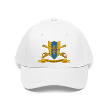 Load image into Gallery viewer, Unisex Twill Hat - Army - 4th Cavalry Regiment w Br - Ribbon - Direct to Garment (DTG) Printing
