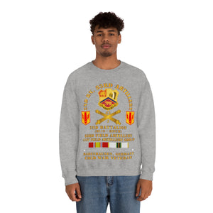 Unisex Heavy Blend Crewneck Sweatshirt - Army - 2nd Bn 83rd Artillery - 41st FA Gp - Babenhausen Germany w COLD SVC