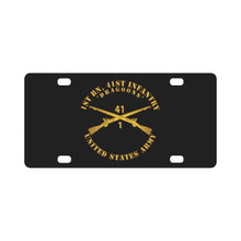 Load image into Gallery viewer, Army - 1st Bn, 41st Infantry - Dragoons Classic License Plate
