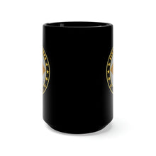 Load image into Gallery viewer, Black Mug 15oz - Army - Finance Corps Veteran
