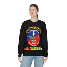 Load image into Gallery viewer, Unisex Heavy Blend Crewneck Sweatshirt - Army - Casper Aviation Platoon - Vietnam Veteran - w Txt
