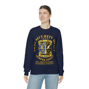 Unisex Heavy Blend Crewneck Sweatshirt - Army Security Agency - DUI - Always Vigilante