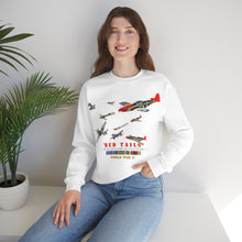 Load image into Gallery viewer, Unisex Heavy Blend Crewneck Sweatshirt - Army - AAC - 332nd Fighter Group - Red Tails - At War
