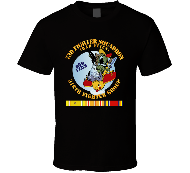 Aac - 73d Fighter Squadron - 318th Fighter Group - Wwii W Svc - T-shirt