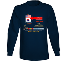 Load image into Gallery viewer, Army - Korean War - Usa - South Korean Vs North Korea Long Sleeve
