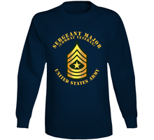 Load image into Gallery viewer, Army - Sergeant Major - Sgm - Combat Veteran Long Sleeve
