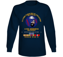 Load image into Gallery viewer, Army  - 511th Pir 11th Airborne Div - Wwii W Pac - Phil Svc Long Sleeve
