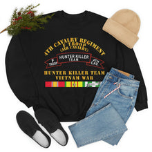 Load image into Gallery viewer, Unisex Heavy Blend Crewneck Sweatshirt - Army - F Troop, 4th Cavalry, Hunter Killer Team, Vietnam War with Vietnam Service Ribbons
