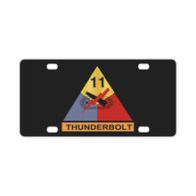 Load image into Gallery viewer, Army - 11th Armored Division - Thunderbolt wo Txt Classic License Plate
