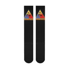 Load image into Gallery viewer, Army - 761st Tank Battalion SSI w Name Tape Socks Over-The-Calf Socks
