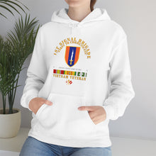 Load image into Gallery viewer, Unisex Heavy Blend™ Hooded Sweatshirt - Army - 1st Signal Bde SSI w VN SVC
