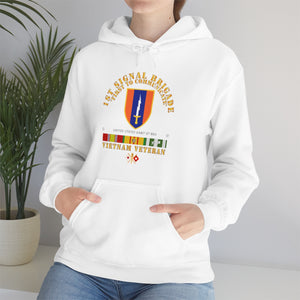 Unisex Heavy Blend™ Hooded Sweatshirt - Army - 1st Signal Bde SSI w VN SVC