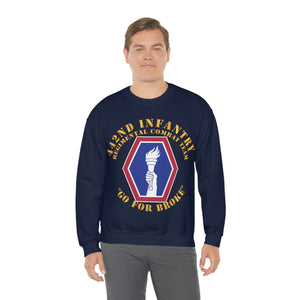 Unisex Heavy Blend Crewneck Sweatshirt - Army - 442nd Infantry Regimental Combat Team X 300