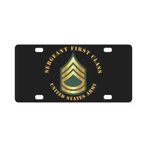 Army - Sergeant First Class - SFC Classic License Plate