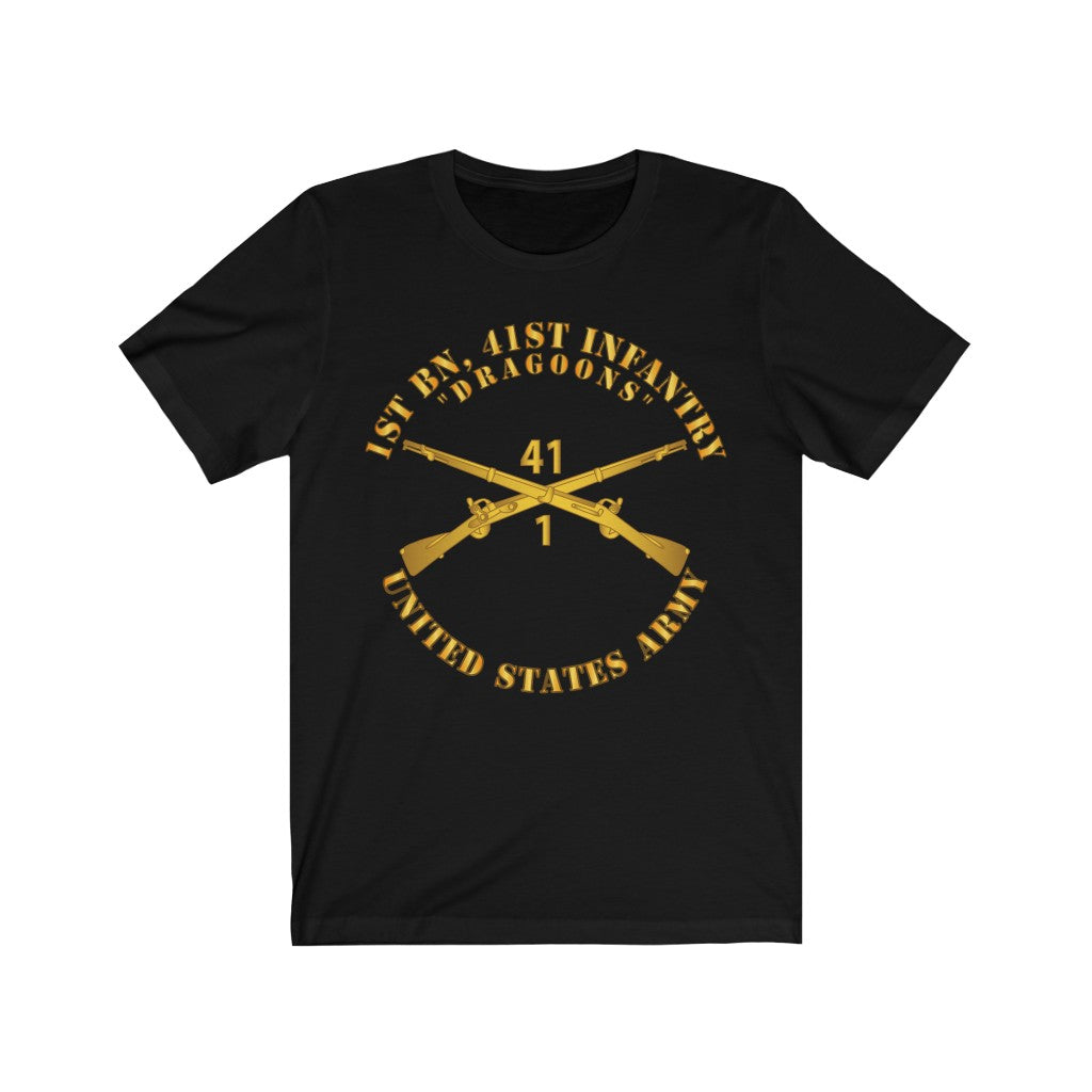 Unisex Jersey Short Sleeve Tee - 1st Battalion, 41st Infantry Regiment 