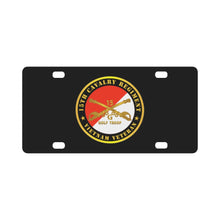 Load image into Gallery viewer, Army - G Troop, 15th Cavalry Regiment - Vietnam Veteran w Cav Branch Classic License Plate
