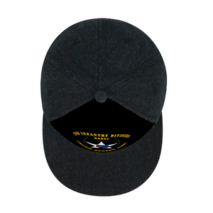 Second Infantry Division - Second to None. Denim Black Baseball Hat