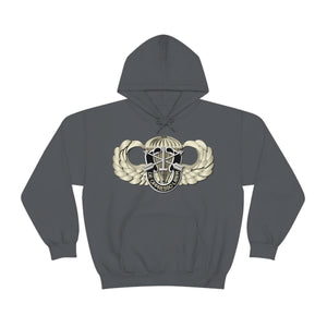 Unisex Heavy Blend Hooded Sweatshirt - SOF - Airborne Badge - SF - DUI