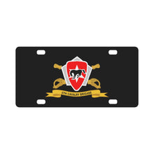 Load image into Gallery viewer, Army - 6th Cavalry Brigade w Br - Ribbon Classic License Plate
