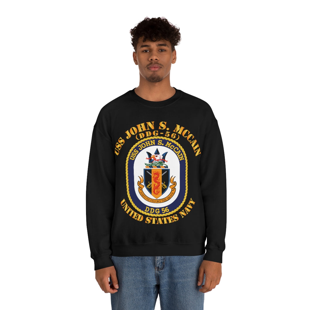 Unisex Heavy Blend Crewneck Sweatshirt - USS John S. McCain (DDG-56)