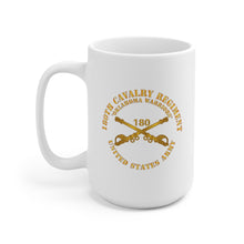 Load image into Gallery viewer, Ceramic Mug 15oz - Army - 180th Cavalry Regiment Branch - Oklahoma Warriors - US Army X 300
