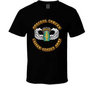 Special Forces - SSI - Wings T Shirt
