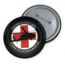 Load image into Gallery viewer, Custom Pin Buttons - Army - Army MEDEVAC Critical Care Flight Paramedics
