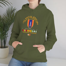 Load image into Gallery viewer, Unisex Heavy Blend™ Hooded Sweatshirt - Army - 1st Signal Bde SSI w VN SVC
