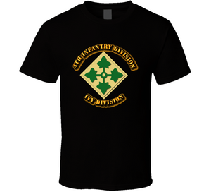 4th Infantry Division - Ivy Division T Shirt, Premium, Hoodie and Long Sleeve