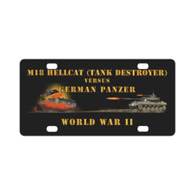 Load image into Gallery viewer, Army - WWII - M18 HellCat Killing - German Panzer Exploding Classic License Plate
