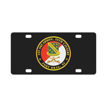 Load image into Gallery viewer, Army - 1st Squadron, 38th Cavalry - Fort Bragg, NC w DUI - Cav Branch X 300 Classic License Plate
