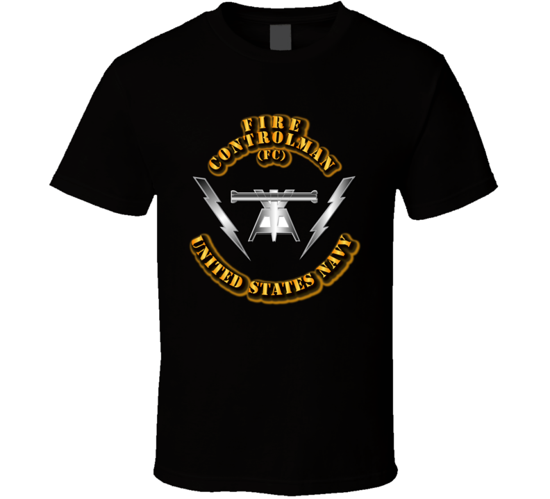 Navy - Rate - Fire Controlman T Shirt