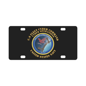 Navy - U.S Fleet Cyber Command X 300 Classic License Plate