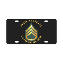 Load image into Gallery viewer, Army - Staff Sergeant - SSG Classic License Plate
