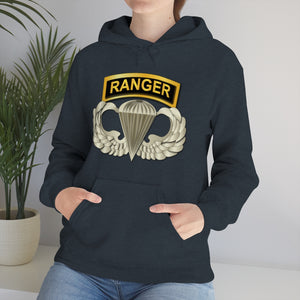 Unisex Heavy Blend Hooded Sweatshirt - SOF - Airborne Badge - Ranger Tab