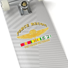 Load image into Gallery viewer, Kiss-Cut Stickers - USMC - Force Recon WIngs Vietnam Vet w VN SVC
