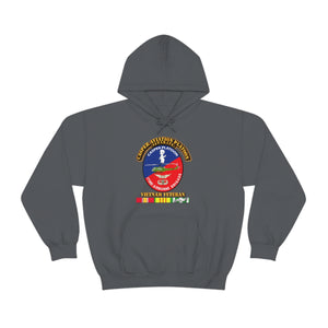 Unisex Heavy Blend™ Hooded Sweatshirt - Army - Casper Aviation Platoon - Vietnam Veteran - w Txt