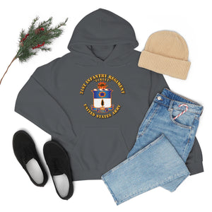 Unisex Heavy Blend Hooded Sweatshirt - Army - 21st Infantry Regt - Gimlet