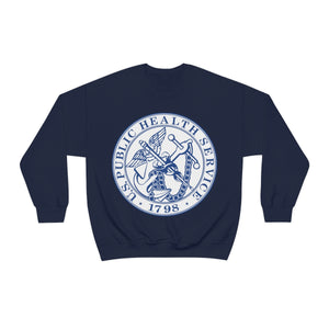 Unisex Heavy Blend Crewneck Sweatshirt -  USPHS - United States Public Health Service Seal