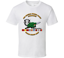 Load image into Gallery viewer, 3rd SFG DUI, Beret, Dagger - US Army - Afghanistan Ribbons T Shirt

