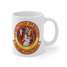 Load image into Gallery viewer, Ceramic Mug 11oz - USMC - 1st Bn 9th Marines wo Txt
