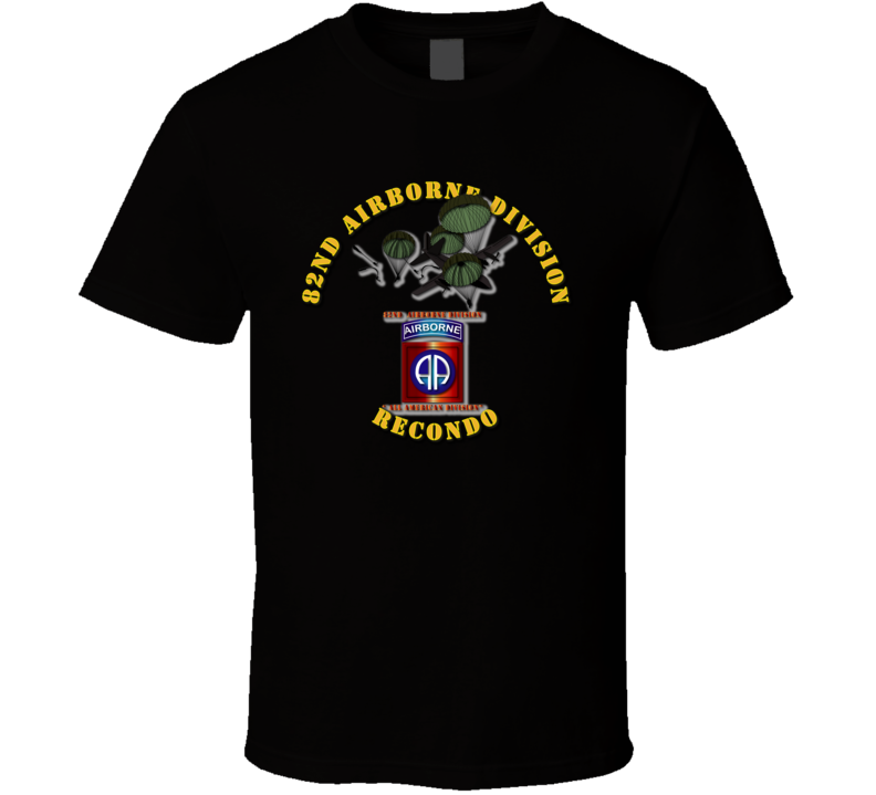 82nd Airborne Division SSI - Recondo T Shirt