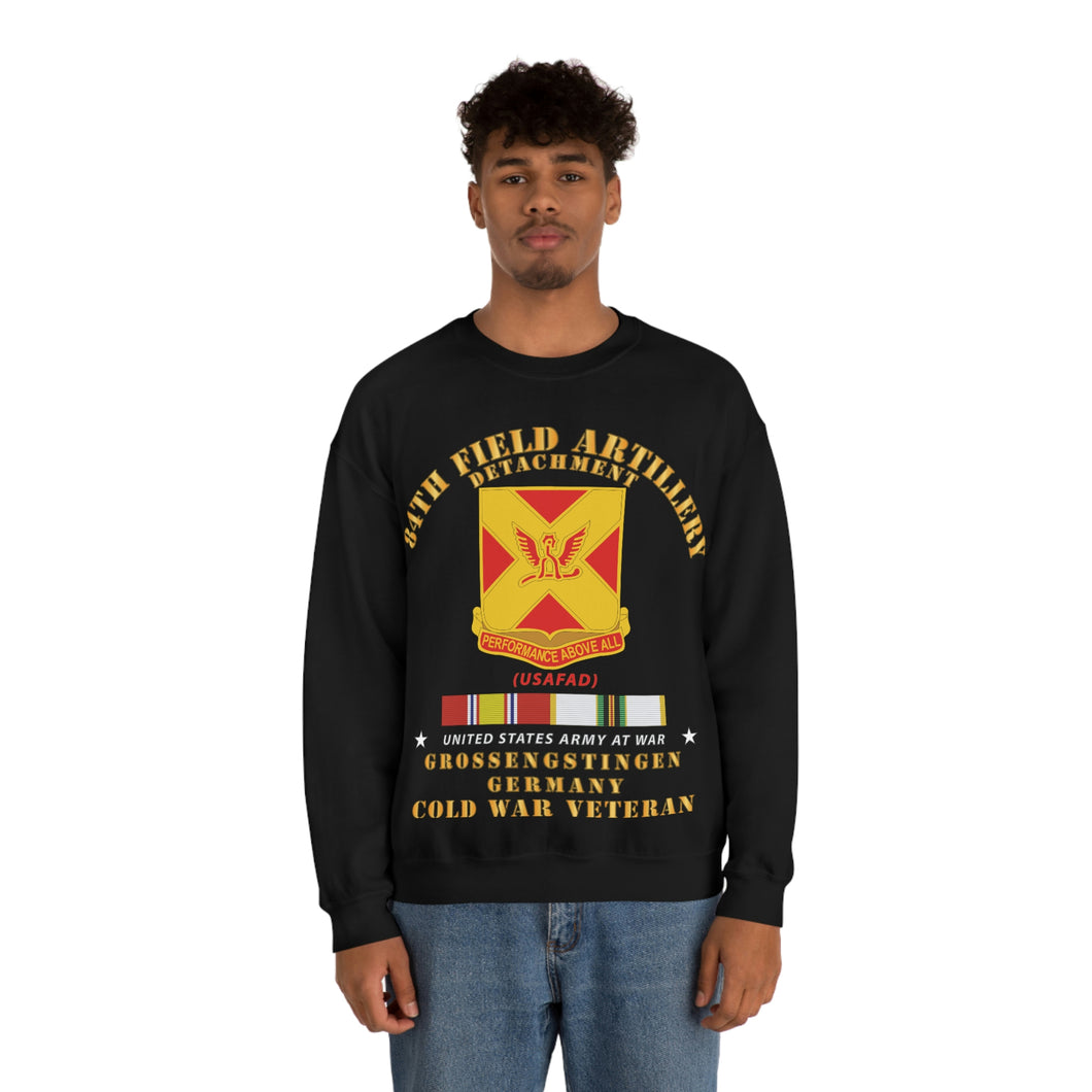 Unisex Heavy Blend Crewneck Sweatshirt - 84th Field Artillery Det - Grossengstingien - GE w COLD SVC