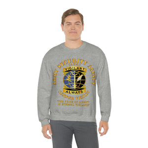 Unisex Heavy Blend Crewneck Sweatshirt - Army Security Agency - DUI - Always Vigilante