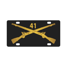 Load image into Gallery viewer, Army - 41st Infantry Regiment wo Txt Classic License Plate
