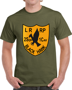 Army - 2nd Squadron, 1st Cav Regt  Lrrp - Black Hawk Classic T Shirt