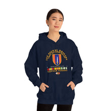 Load image into Gallery viewer, Unisex Heavy Blend™ Hooded Sweatshirt - Army - 1st Signal Bde SSI w VN SVC
