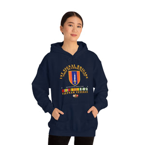 Unisex Heavy Blend™ Hooded Sweatshirt - Army - 1st Signal Bde SSI w VN SVC