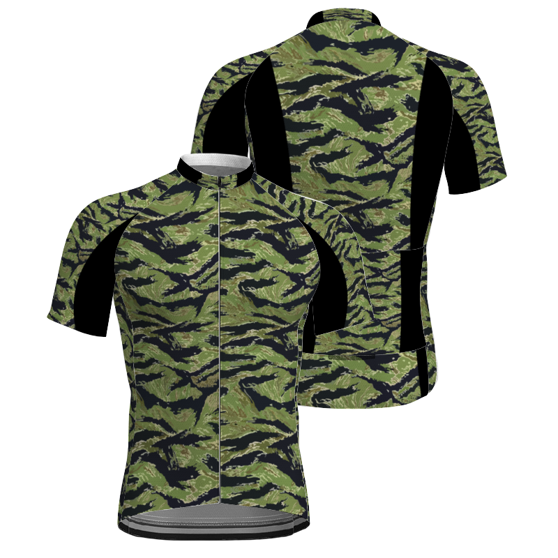 Men's Army Camouflage Cycling Jersey
