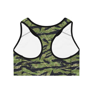 Sports Bra (AOP) - Jungle Tiger Stripe